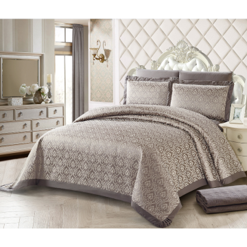 Jacquard edredom/conjunto de edredom/conjunto de cama bordado